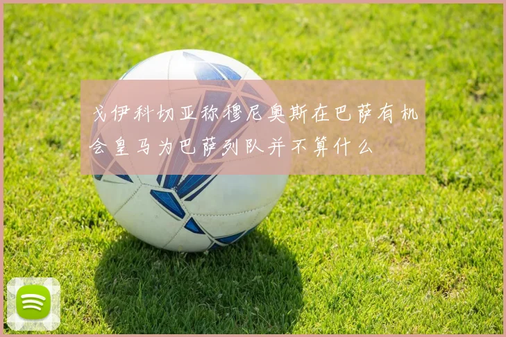 戈伊科切亚称穆尼奥斯在巴萨有机会皇马为巴萨列队并不算什么