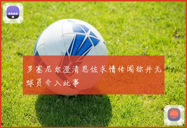 罗塞尼尔澄清恩佐求情传闻称并无球员介入此事